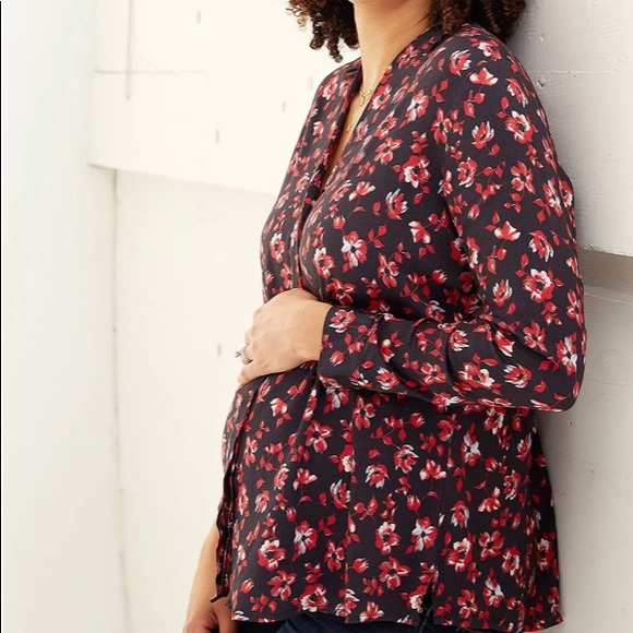 4pc BUNDLE Nom Maternity NWT Marjorie snap button top and Stowaway leopard skirt - Picture 7 of 16